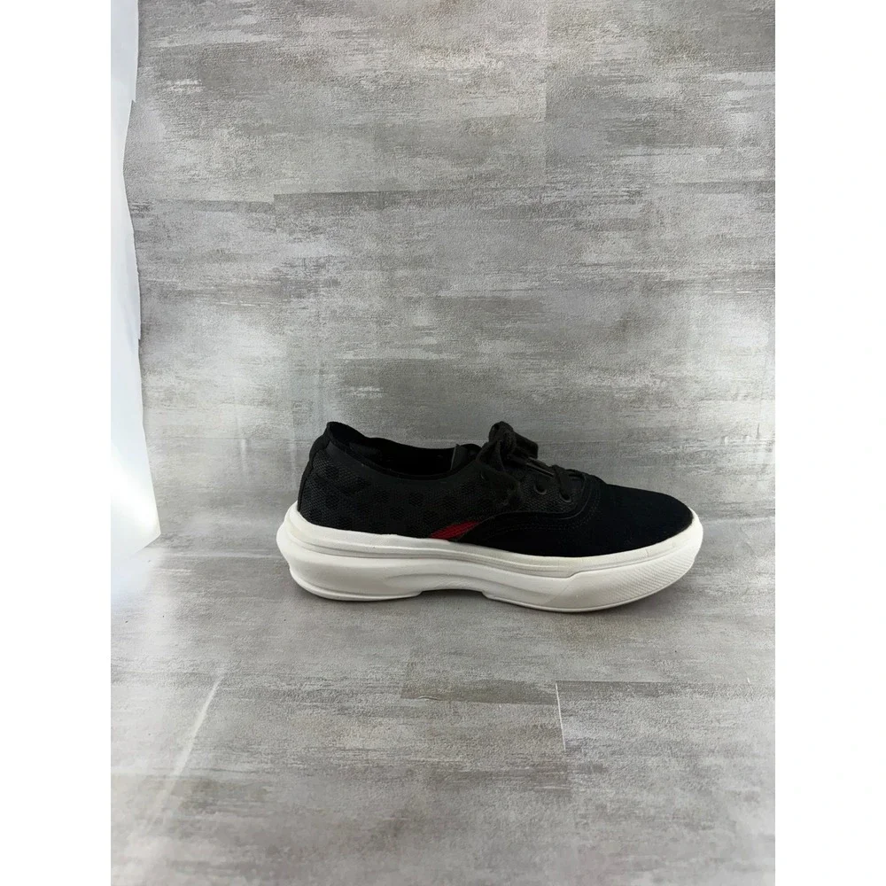 Vans UltraRange EXO Black White Red Low Top Platform Sneakers Mens 9 Womens 10.5